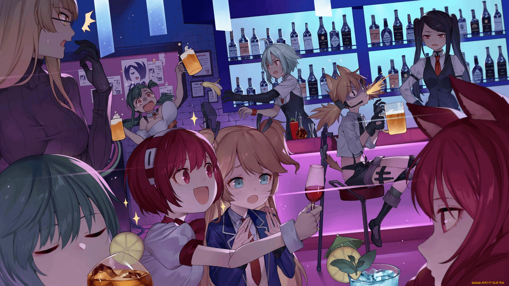 , va-11 hall-a cyberpunk bartender action, 